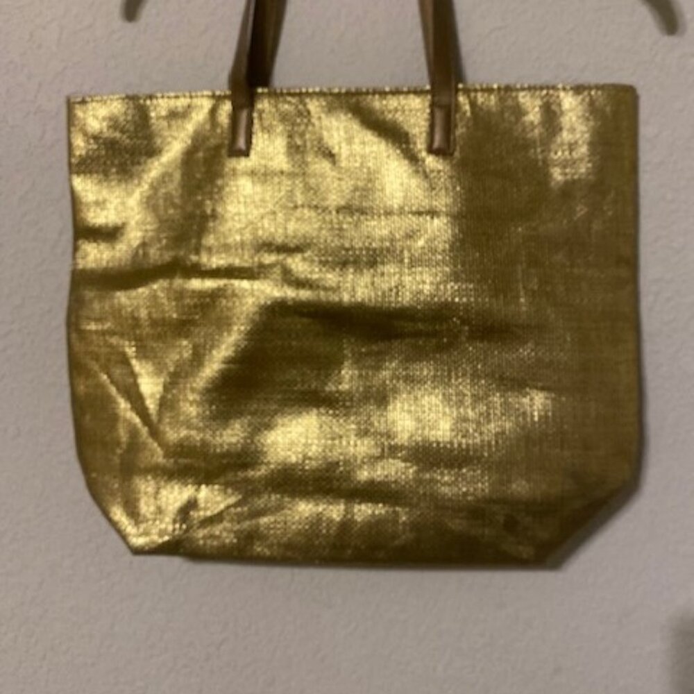 Shiny Gold Tote/Purse